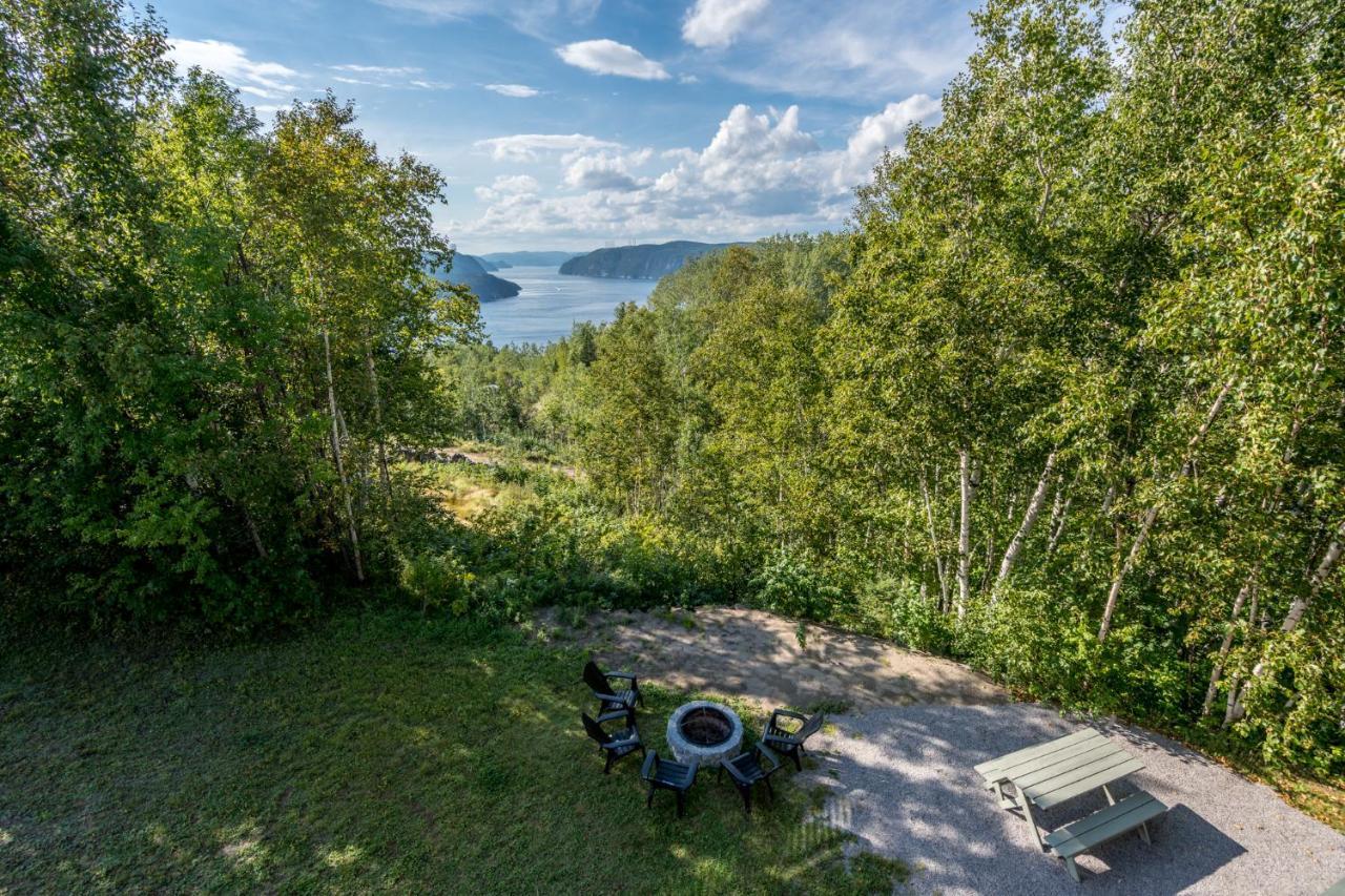 Montfjord - Chalets, Spa Et Vue - Chantafjord #2 Sacre-Coeur Exteriör bild